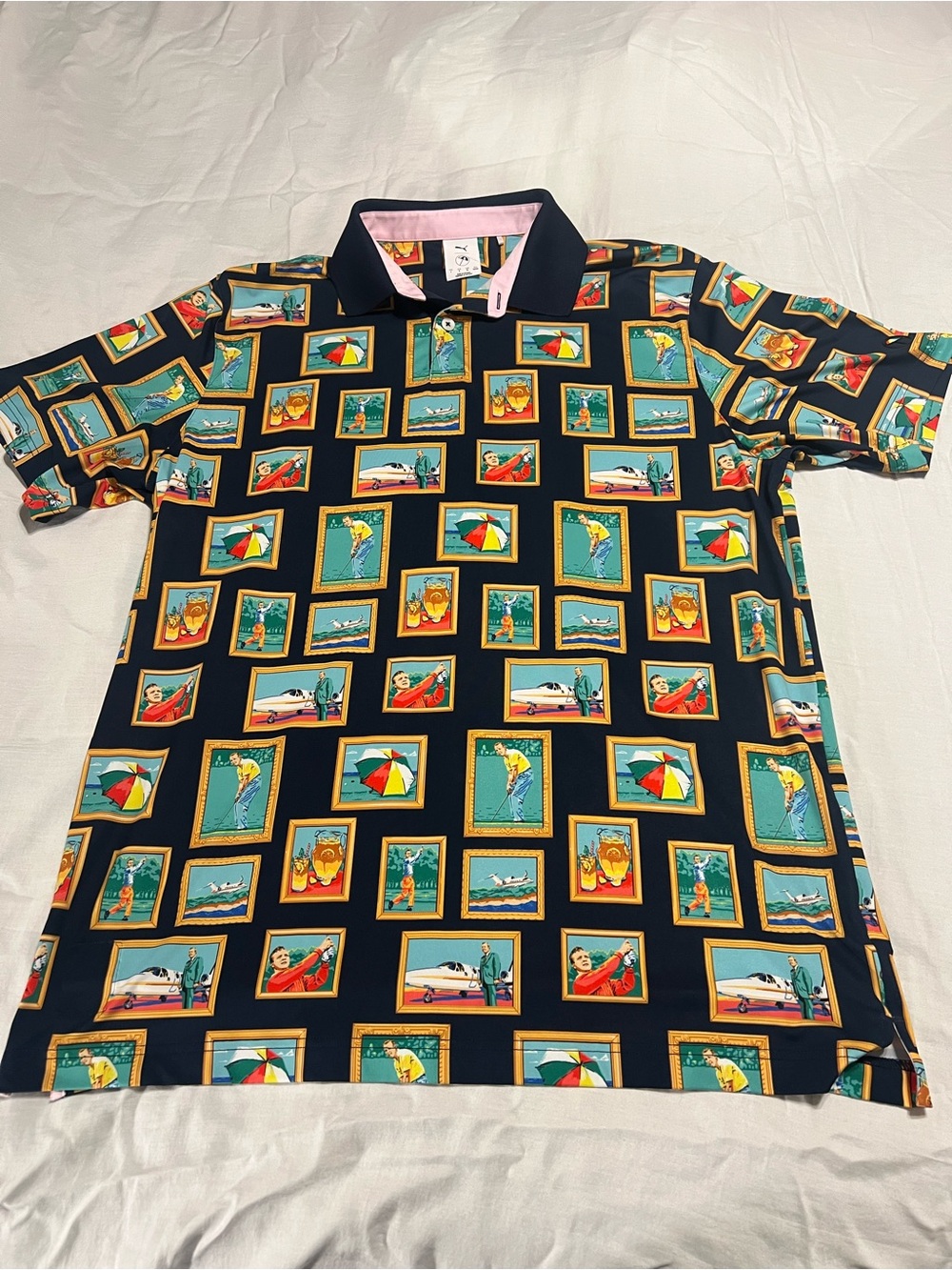 Arnold Palmer themed polo